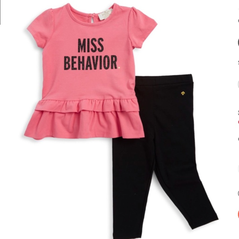 NWT Kate Spade Miss Behavior set